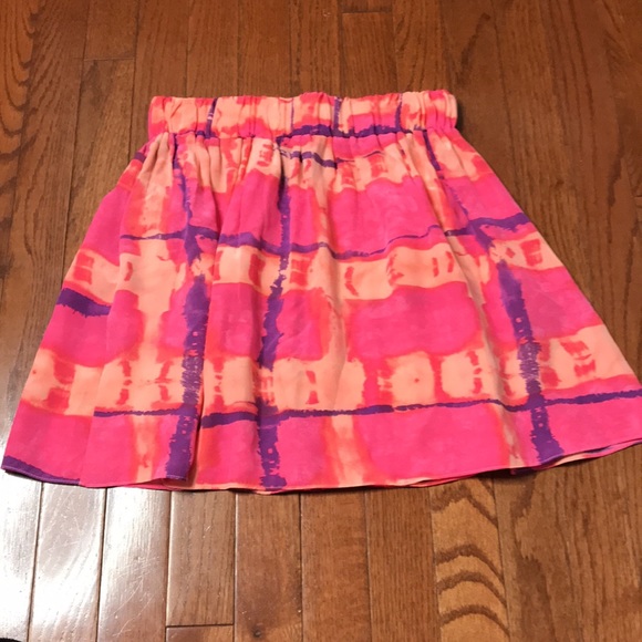 Alice & Trixie Colourful Silk Mini Skirt with Elastic Waist and Pockets - Picture 8 of 11